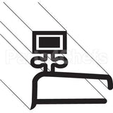 3722 Compatible Norlake Lh Gasket Door 36 X 78