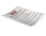 37332 Henny Penny Label-Boilover Prevention, Gm