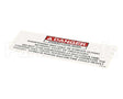 37933 Henny Penny Label-Danger Stirring