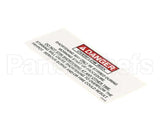 37933 Henny Penny Label-Danger Stirring