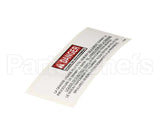 37989 Henny Penny Label-Danger Stirring Fre