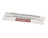 37990 Henny Penny Label - Danger Shortening, Fre