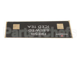 380-00064 Grindmaster Cecilware Label, Iced Tea - Ltb/Tb3