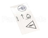 380-00427 Grindmaster Cecilware Label,Caution,Electrical