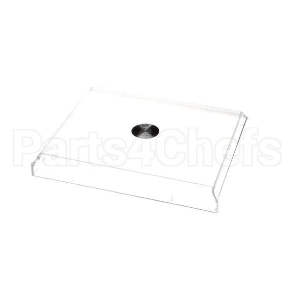 3802L-13 Compatible Vollrath Lid, Full Size Straw Boss Clr
