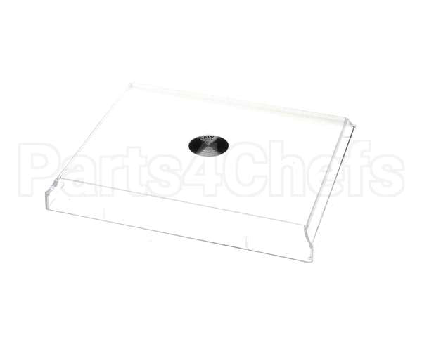 3802L-13 Vollrath Lid, Full Size Straw Boss Clr