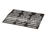 38749.0000 Bunn Decal, Flvr Labels Imix (New)