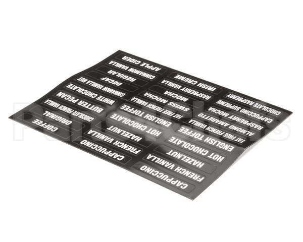 38749.0000 Bunn Decal, Flvr Labels Imix (New)
