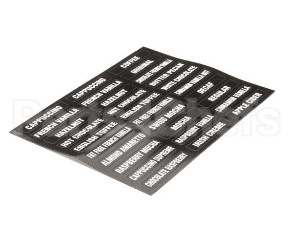 38749.0000 Bunn Decal, Flvr Labels Imix (New)