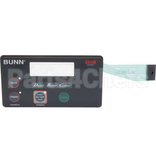 38876-0005 Compatible Bunn Switch, Membrane, 3-Warmer, Left