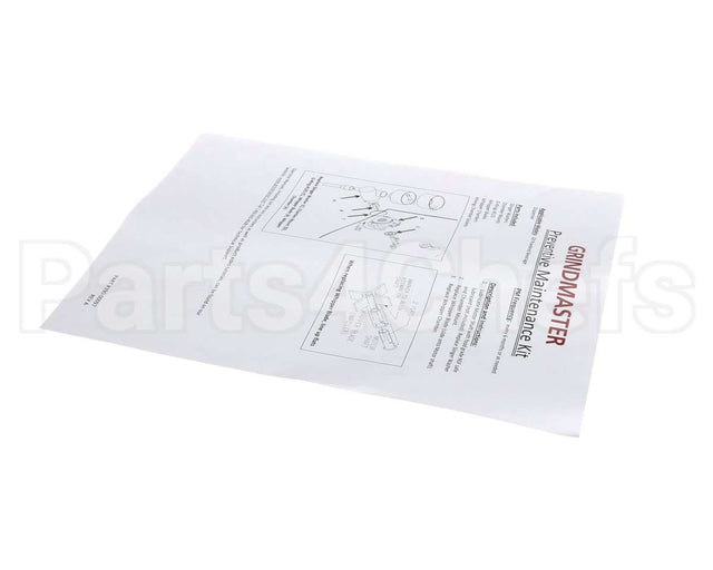 390-00097 Grindmaster Cecilware Instructions Pm Kit Gb