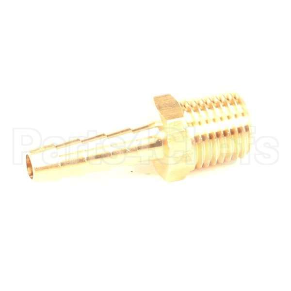 39250 Compatible Blodgett Fitting, 1/4 Barb X 1/4 Npt Bra
