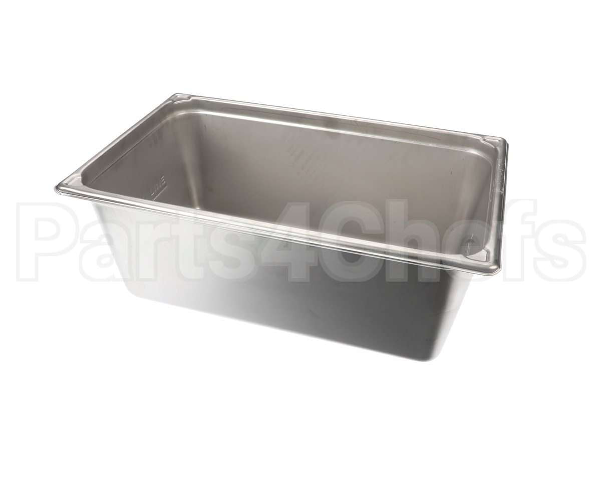39368 Giles Pan, Breading, Ss, 8-In, W/Hole & Emboss