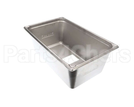 39368 Giles Pan, Breading, Ss, 8-In, W/Hole & Emboss