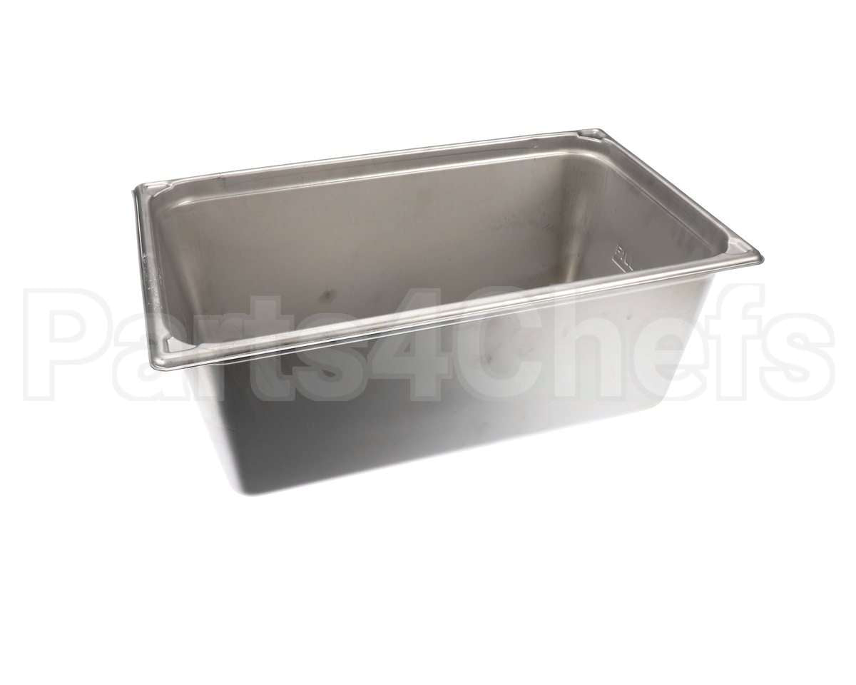 39368 Giles Pan, Breading, Ss, 8-In, W/Hole & Emboss