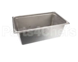 39368 Giles Pan, Breading, Ss, 8-In, W/Hole & Emboss
