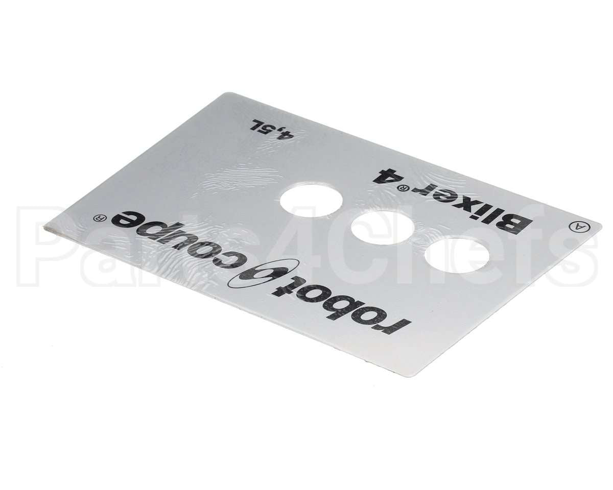 39809 Robot Coupe Front Plate Assembly