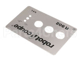 39818 Robot Coupe Front Plate Assembly R502E