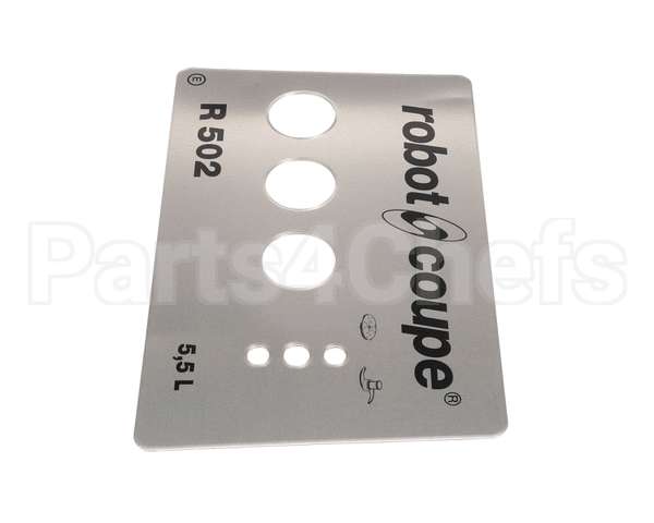 39818 Robot Coupe Front Plate Assembly R502E