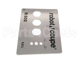 39818 Robot Coupe Front Plate Assembly R502E