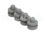 39833 Robot Coupe Grey Feet Assembly (X4)