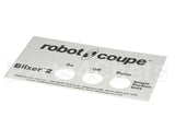 39874 Robot Coupe Front Plate Assembly