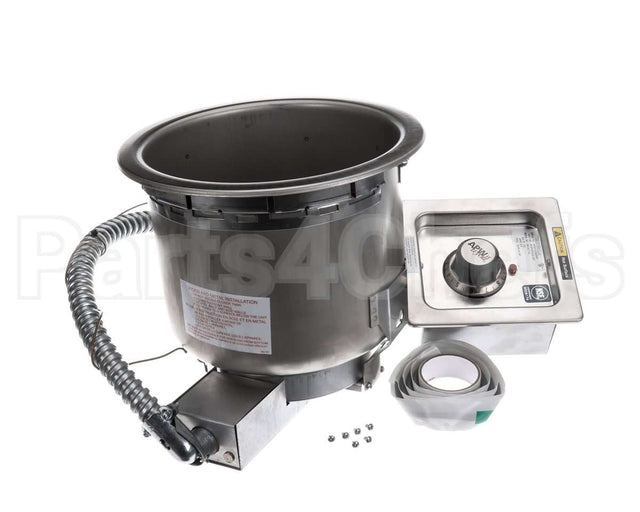3P-SM507ULS-120 Apw Wyott Round Warmer Top Mount 7 Quart