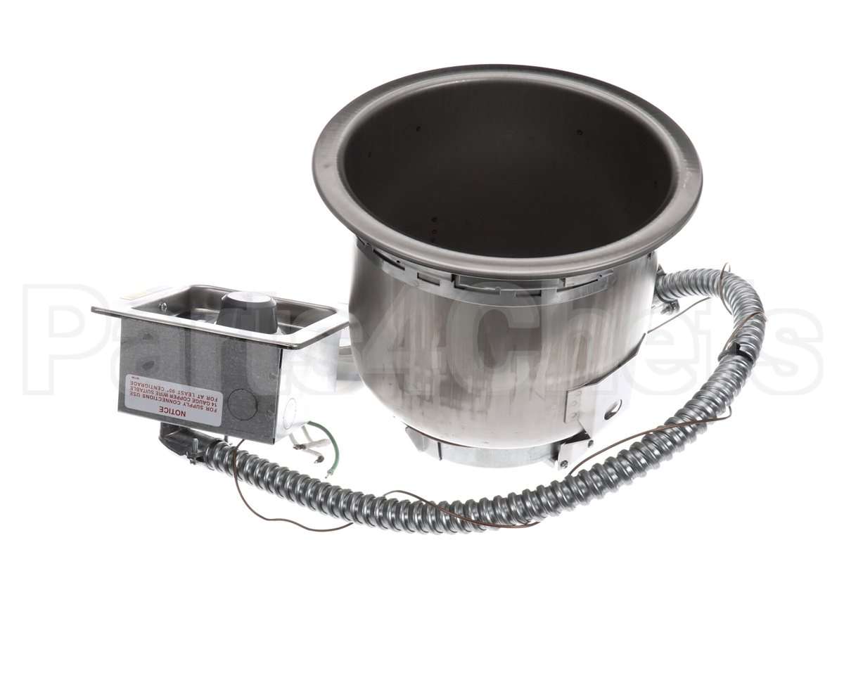 3P-SM507ULS-120 Apw Wyott Round Warmer Top Mount 7 Quart