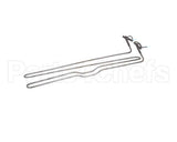 4-760 Continental Refrigeration Heater, Defrost (750W, 23 1/2 X 6)
