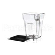 40-609-61 Blendtec 4 Sided Jar W/Soft Blk Lid