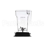 40-609-61 Blendtec 4 Sided Jar W/Soft Blk Lid