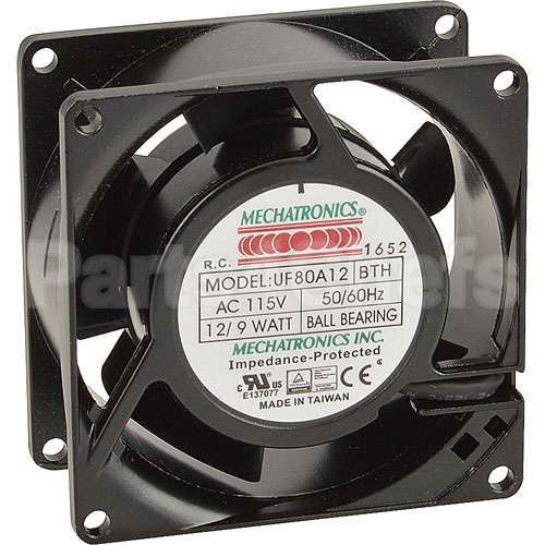 4000210 Compatible Roundup Fan, Axial(3-1/8"Sq, 115V, 9W)