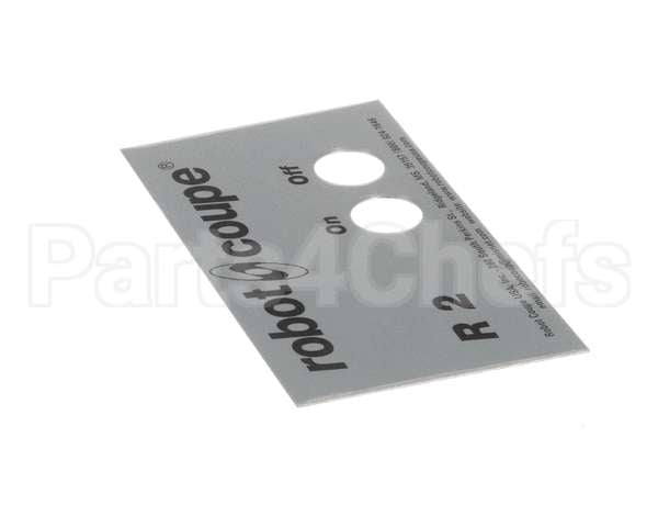 400538 Robot Coupe Front Data Plate
