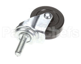 4009 Imperial 2In X 1In Swivel Rubber Caster 3/8In-16X