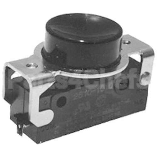 4010106 Compatible Roundup Switch, Mom On/Off Blk Pshbutn