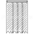 401SA6063884 Compatible Kason Kason - 401Sa6063884 Strip Curtain
