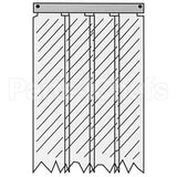 401SA6063884 Compatible Kason Kason - 401Sa6063884 Strip Curtain