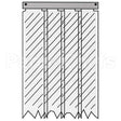 401SA8084484 Compatible Kason Kason - 401Sa8084490 Strip Curtain-Easimnt
