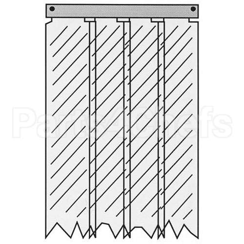 401SA8085090F Compatible Kason Kason - 401Sa8085090 Strip Curtain
