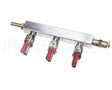 402-189A-- Beverage Air Co2 Distributor (3-Way) Brass