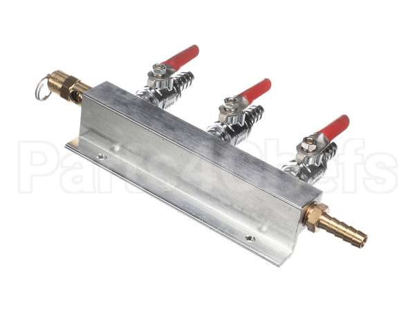 402-189A-- Beverage Air Co2 Distributor (3-Way) Brass