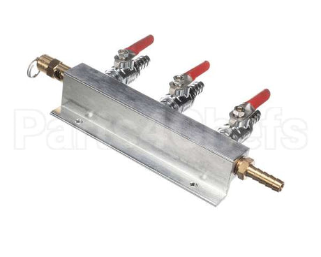 402-189A-- Beverage Air Co2 Distributor (3-Way) Brass