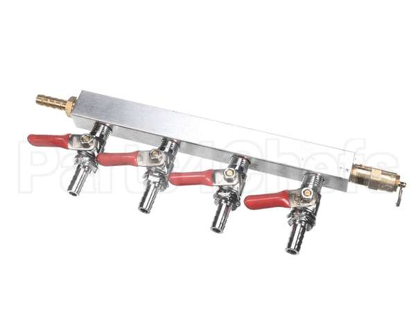 402-191A Beverage Air Manifold Assembly (Four-Way)