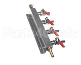 402-191A Beverage Air Manifold Assembly (Four-Way)