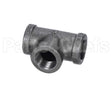 40296 Giles Tee,1/2 Npt Black Pipe