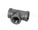 40296 Giles Tee,1/2 Npt Black Pipe
