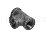40296 Giles Tee,1/2 Npt Black Pipe