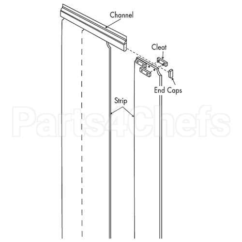 402SA8084490 Compatible Kason Kason - 401Sa8084490 Strip Curtain