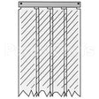 402SA8085090 Compatible Kason Kason - 401Sa8085090 Strip Curtain
