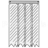 402SA8085090 Compatible Kason Kason - 401Sa8085090 Strip Curtain